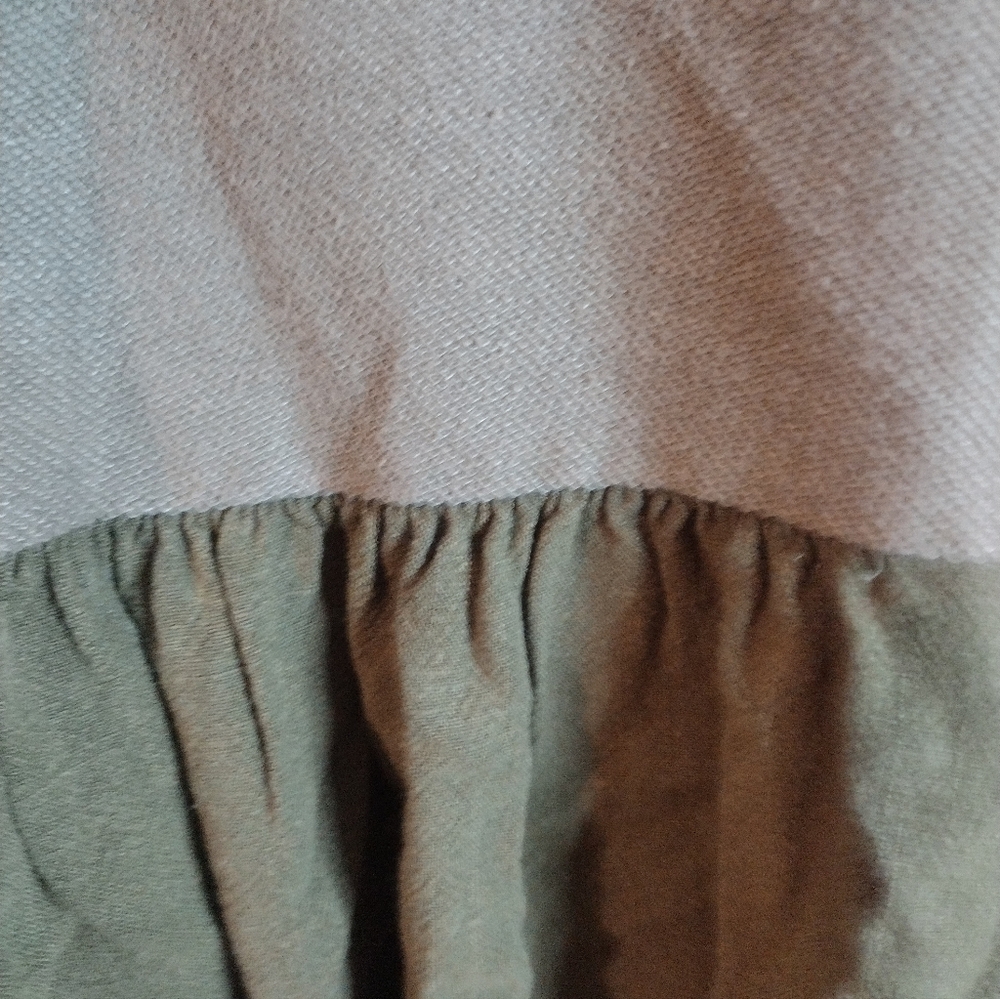 Dark Green Ruffled Top - Picture 3 of 5